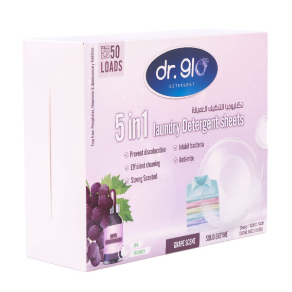 Washing Sheets with Grape Scent