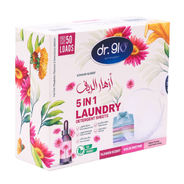 Washing Sheets with Flower Scent